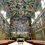 Ceiling of the Sistine Chapel by Michelangelo